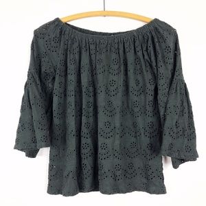 Lucky brand eyelet shirt
